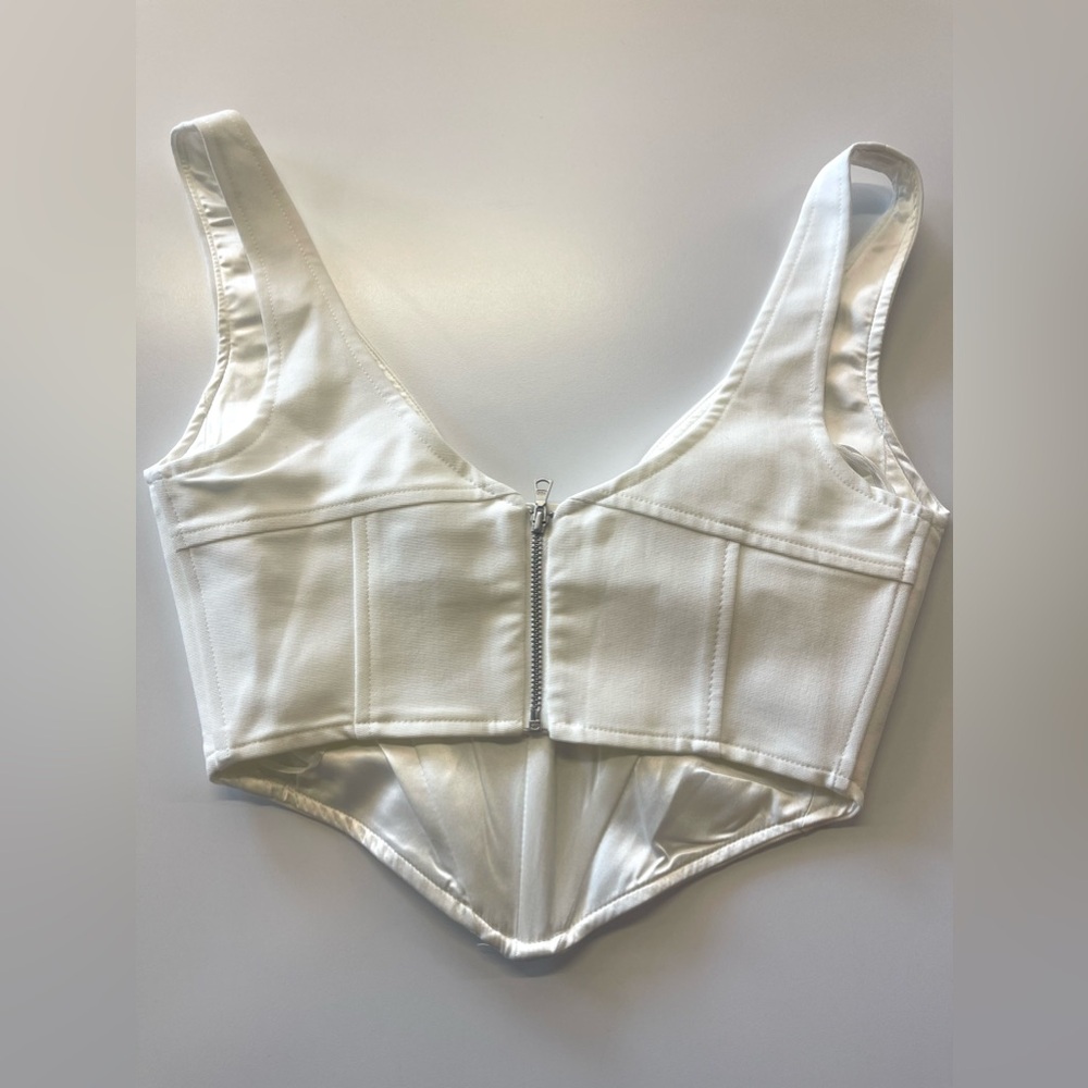 Revolve BARDOT Bronte Corset Top sz 2 / XS off white - Picture 12 of 13